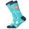 MYORED 1 pair men socks cotton funny crew socks cartoon animal fruit dog women socks novelty gift socks for spring autumn winter