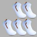 5 Pairs/lot Men Socks Stretchy Shaping Teenagers Short Sock Suit for All Season Non-slip Durable Male Socks Hosiery New