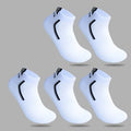 5 Pairs/lot Men Socks Stretchy Shaping Teenagers Short Sock Suit for All Season Non-slip Durable Male Socks Hosiery New