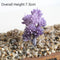 39Styles Purple Flocking Artificial Succulents Plants Home Garden Decoration DIY Plants Wall Flower Arrangement Fake Plants