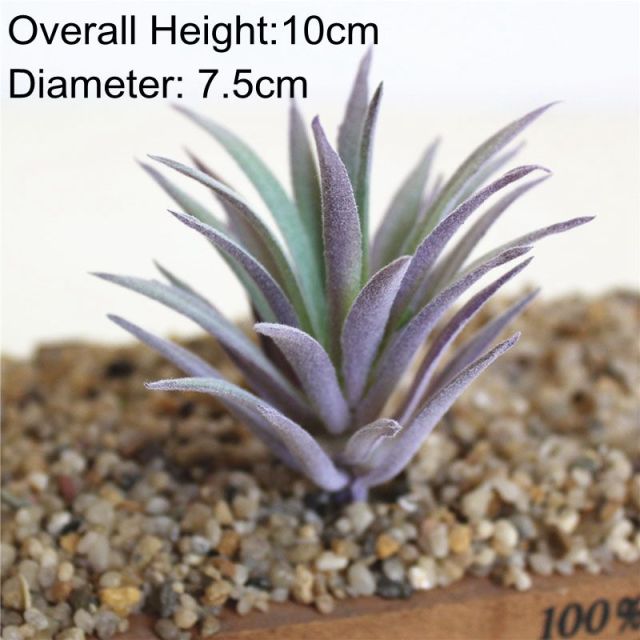 39Styles Purple Flocking Artificial Succulents Plants Home Garden Decoration DIY Plants Wall Flower Arrangement Fake Plants