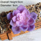 39Styles Purple Flocking Artificial Succulents Plants Home Garden Decoration DIY Plants Wall Flower Arrangement Fake Plants