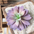 39Styles Purple Flocking Artificial Succulents Plants Home Garden Decoration DIY Plants Wall Flower Arrangement Fake Plants
