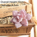 39Styles Purple Flocking Artificial Succulents Plants Home Garden Decoration DIY Plants Wall Flower Arrangement Fake Plants