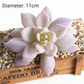 39Styles Purple Flocking Artificial Succulents Plants Home Garden Decoration DIY Plants Wall Flower Arrangement Fake Plants