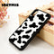 Cow Hide Silicone Rubber phone case cover for iPhone 5 5S SE 6 6S 7 8 plus X Xs 11 Pro Max XR