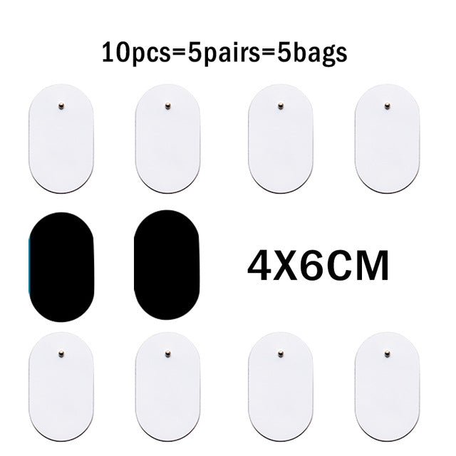 10Pcs/lot 4*4cm Electrode Pads For Tens Acupuncture Physiotherapy Machine Ems Nerve Muscle Stimulator Slimming Massager Patch