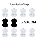 10Pcs/lot 4*4cm Electrode Pads For Tens Acupuncture Physiotherapy Machine Ems Nerve Muscle Stimulator Slimming Massager Patch