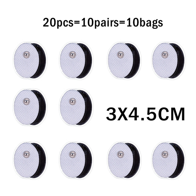 10Pcs/lot 4*4cm Electrode Pads For Tens Acupuncture Physiotherapy Machine Ems Nerve Muscle Stimulator Slimming Massager Patch
