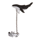 Fashion Cartoon Brooch Fish Badges Astronaut Dolphin Shark Whale Origami Crane Enamel Pins Denim Bag Marine Animal Jewelry Women