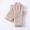 Female Winter Warm Knitted Full Finger Gloves Men Solid Woolen Touch Screen Mittens Women Thick Warm Cycling Driving Gloves H46
