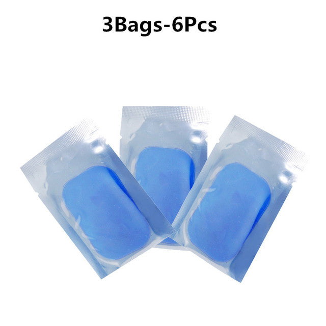 5 Pair(10pc)  Replacement Gel Pads For EMS Trainer Abdominal Muscle Stimulator Exerciser Replacement Massage Gel Patch