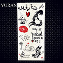 Cherry Sexy Lips Temporary Tattoos Sticker For Women Girls Kids Children Waterproof Tattoo Paper Butterfly Fake Body Art Tatoos