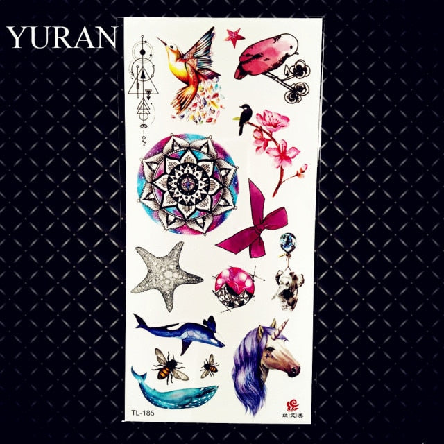 Cherry Sexy Lips Temporary Tattoos Sticker For Women Girls Kids Children Waterproof Tattoo Paper Butterfly Fake Body Art Tatoos