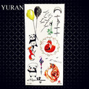 Cherry Sexy Lips Temporary Tattoos Sticker For Women Girls Kids Children Waterproof Tattoo Paper Butterfly Fake Body Art Tatoos