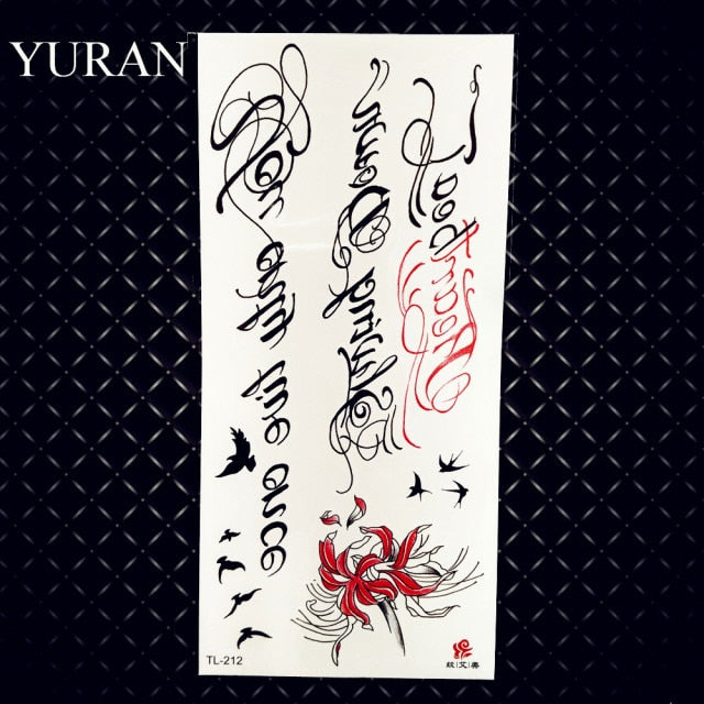 Cherry Sexy Lips Temporary Tattoos Sticker For Women Girls Kids Children Waterproof Tattoo Paper Butterfly Fake Body Art Tatoos