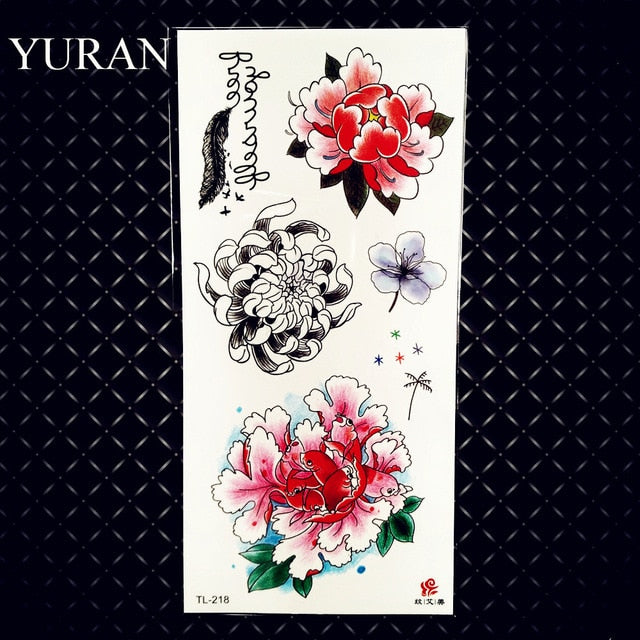 Cherry Sexy Lips Temporary Tattoos Sticker For Women Girls Kids Children Waterproof Tattoo Paper Butterfly Fake Body Art Tatoos