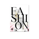 Pink Flower Perfume Fashion Lady Poster Sliver Lips Makeup Print Canvas Art Painting Wall Picture Modern Girl Room Home Decor