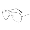 Glasses Alloy Gold Frame Glasses Classic Retro Optics Eyeglasses Transparent Clear Lens Women Men Espectacles Female