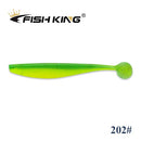 FISH KING New Shad Fishing Lure Soft Lure 90mm 120mm 160mm Wobblers Odor Attractant Carp Silicone Bait Pike Bass Artificial Bait