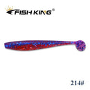 FISH KING New Shad Fishing Lure Soft Lure 90mm 120mm 160mm Wobblers Odor Attractant Carp Silicone Bait Pike Bass Artificial Bait
