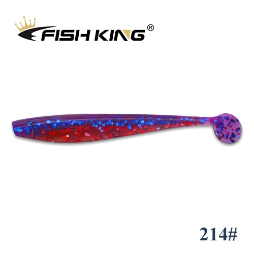 FISH KING New Shad Fishing Lure Soft Lure 90mm 120mm 160mm Wobblers Odor Attractant Carp Silicone Bait Pike Bass Artificial Bait