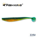 FISH KING New Shad Fishing Lure Soft Lure 90mm 120mm 160mm Wobblers Odor Attractant Carp Silicone Bait Pike Bass Artificial Bait