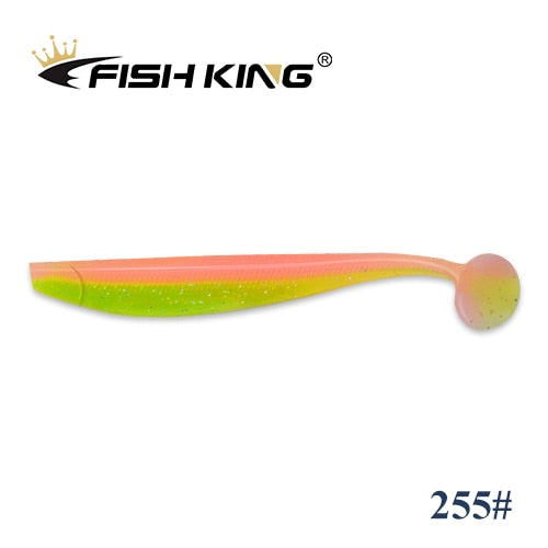 FISH KING New Shad Fishing Lure Soft Lure 90mm 120mm 160mm Wobblers Odor Attractant Carp Silicone Bait Pike Bass Artificial Bait