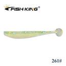 FISH KING New Shad Fishing Lure Soft Lure 90mm 120mm 160mm Wobblers Odor Attractant Carp Silicone Bait Pike Bass Artificial Bait