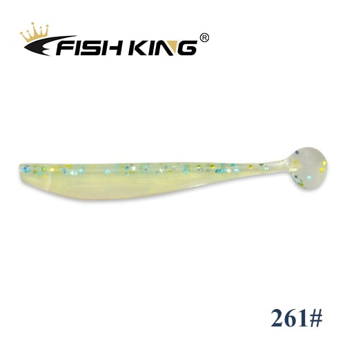 FISH KING New Shad Fishing Lure Soft Lure 90mm 120mm 160mm Wobblers Odor Attractant Carp Silicone Bait Pike Bass Artificial Bait
