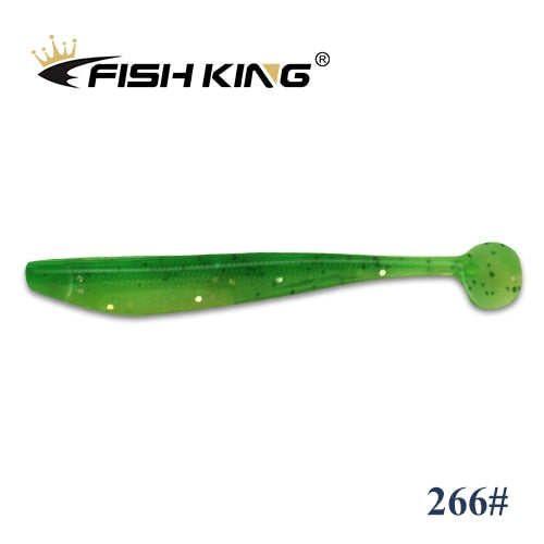 FISH KING New Shad Fishing Lure Soft Lure 90mm 120mm 160mm Wobblers Odor Attractant Carp Silicone Bait Pike Bass Artificial Bait