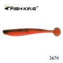 FISH KING New Shad Fishing Lure Soft Lure 90mm 120mm 160mm Wobblers Odor Attractant Carp Silicone Bait Pike Bass Artificial Bait