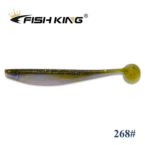 FISH KING New Shad Fishing Lure Soft Lure 90mm 120mm 160mm Wobblers Odor Attractant Carp Silicone Bait Pike Bass Artificial Bait