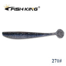 FISH KING New Shad Fishing Lure Soft Lure 90mm 120mm 160mm Wobblers Odor Attractant Carp Silicone Bait Pike Bass Artificial Bait