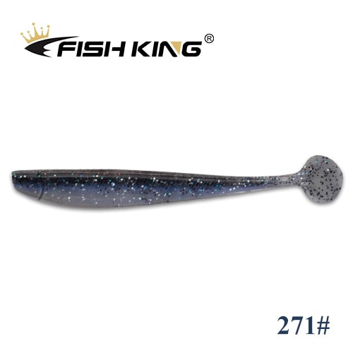 FISH KING New Shad Fishing Lure Soft Lure 90mm 120mm 160mm Wobblers Odor Attractant Carp Silicone Bait Pike Bass Artificial Bait
