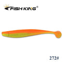 FISH KING New Shad Fishing Lure Soft Lure 90mm 120mm 160mm Wobblers Odor Attractant Carp Silicone Bait Pike Bass Artificial Bait