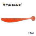 FISH KING New Shad Fishing Lure Soft Lure 90mm 120mm 160mm Wobblers Odor Attractant Carp Silicone Bait Pike Bass Artificial Bait
