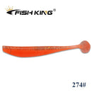 FISH KING New Shad Fishing Lure Soft Lure 90mm 120mm 160mm Wobblers Odor Attractant Carp Silicone Bait Pike Bass Artificial Bait