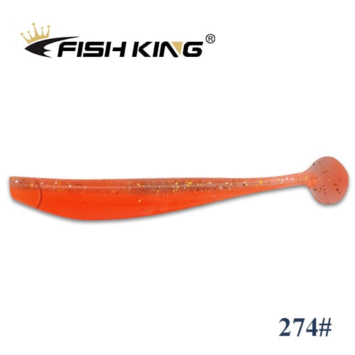 FISH KING New Shad Fishing Lure Soft Lure 90mm 120mm 160mm Wobblers Odor Attractant Carp Silicone Bait Pike Bass Artificial Bait