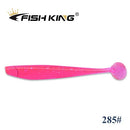 FISH KING New Shad Fishing Lure Soft Lure 90mm 120mm 160mm Wobblers Odor Attractant Carp Silicone Bait Pike Bass Artificial Bait