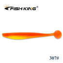 FISH KING New Shad Fishing Lure Soft Lure 90mm 120mm 160mm Wobblers Odor Attractant Carp Silicone Bait Pike Bass Artificial Bait