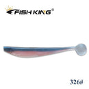 FISH KING New Shad Fishing Lure Soft Lure 90mm 120mm 160mm Wobblers Odor Attractant Carp Silicone Bait Pike Bass Artificial Bait