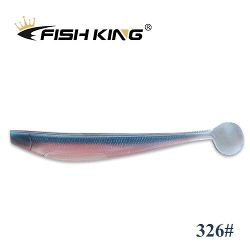 FISH KING New Shad Fishing Lure Soft Lure 90mm 120mm 160mm Wobblers Odor Attractant Carp Silicone Bait Pike Bass Artificial Bait