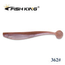 FISH KING New Shad Fishing Lure Soft Lure 90mm 120mm 160mm Wobblers Odor Attractant Carp Silicone Bait Pike Bass Artificial Bait