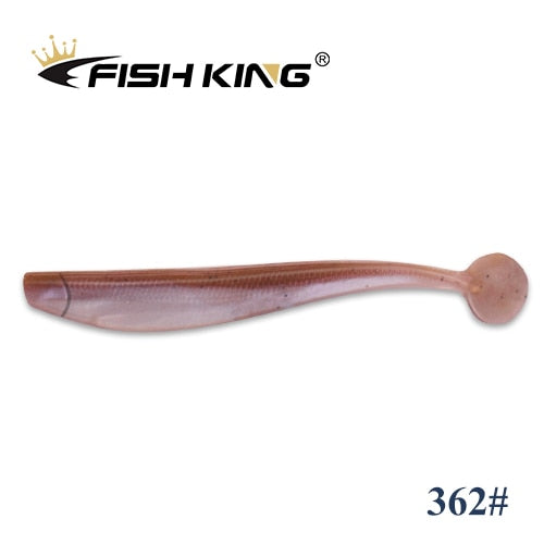 FISH KING New Shad Fishing Lure Soft Lure 90mm 120mm 160mm Wobblers Odor Attractant Carp Silicone Bait Pike Bass Artificial Bait