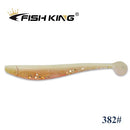FISH KING New Shad Fishing Lure Soft Lure 90mm 120mm 160mm Wobblers Odor Attractant Carp Silicone Bait Pike Bass Artificial Bait