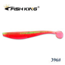 FISH KING New Shad Fishing Lure Soft Lure 90mm 120mm 160mm Wobblers Odor Attractant Carp Silicone Bait Pike Bass Artificial Bait