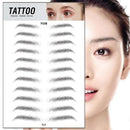 O.TWO.O 4D Hair Like Eyebrows Makeup Waterproof Eyebrow Tattoo Sticker Long Lasting Natural Fake Eyebrow Stickers Cosmetics