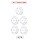 6/3 LEDs PIR Motion Sensor Light Cupboard Wardrobe Bedroom Night Lamp LED Under Cabinet Night Light For Closet Stairs Kitchen