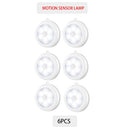 6/3 LEDs PIR Motion Sensor Light Cupboard Wardrobe Bedroom Night Lamp LED Under Cabinet Night Light For Closet Stairs Kitchen